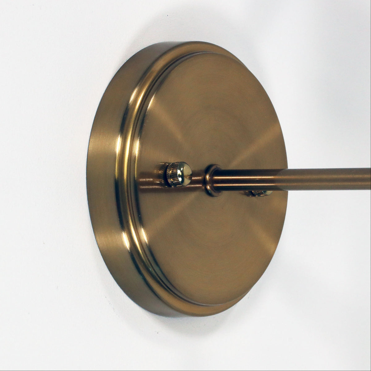 Opal Glass Wall Light - Kinbury Satin Brass