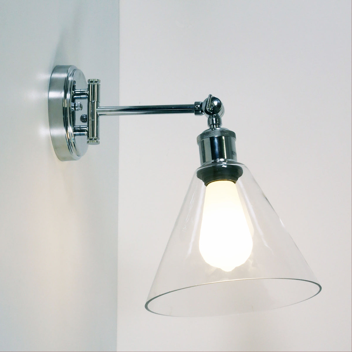 Swing Arm Wall Light - Heath Chrome