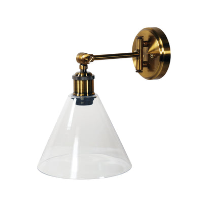 Swing Arm Wall Light - Heath Satin Brass