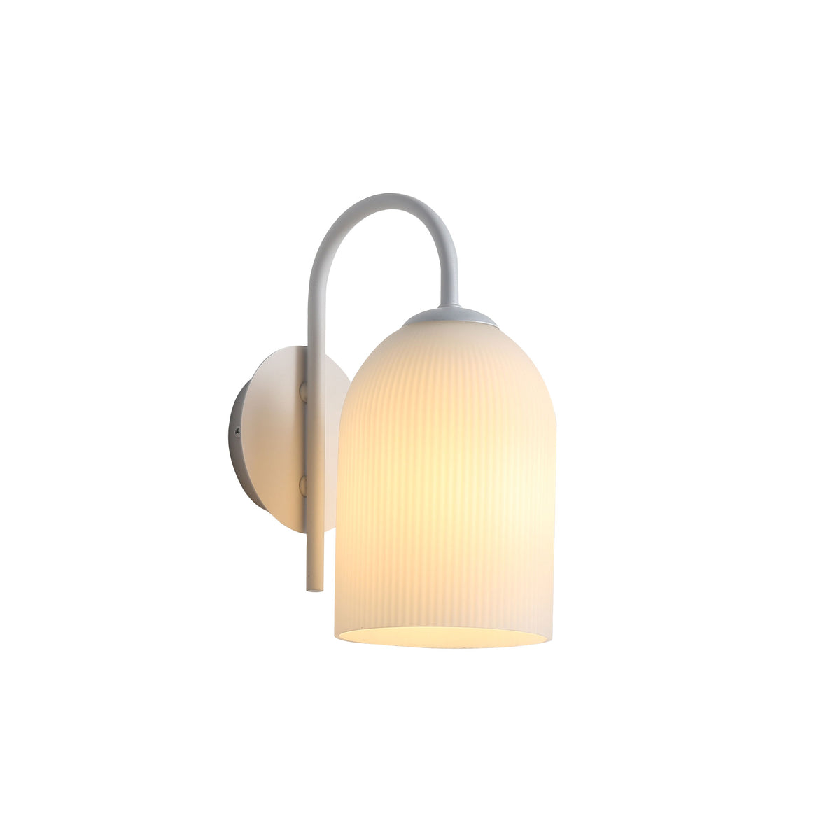 Opal Matt Wall Light - Arley Wall Light White