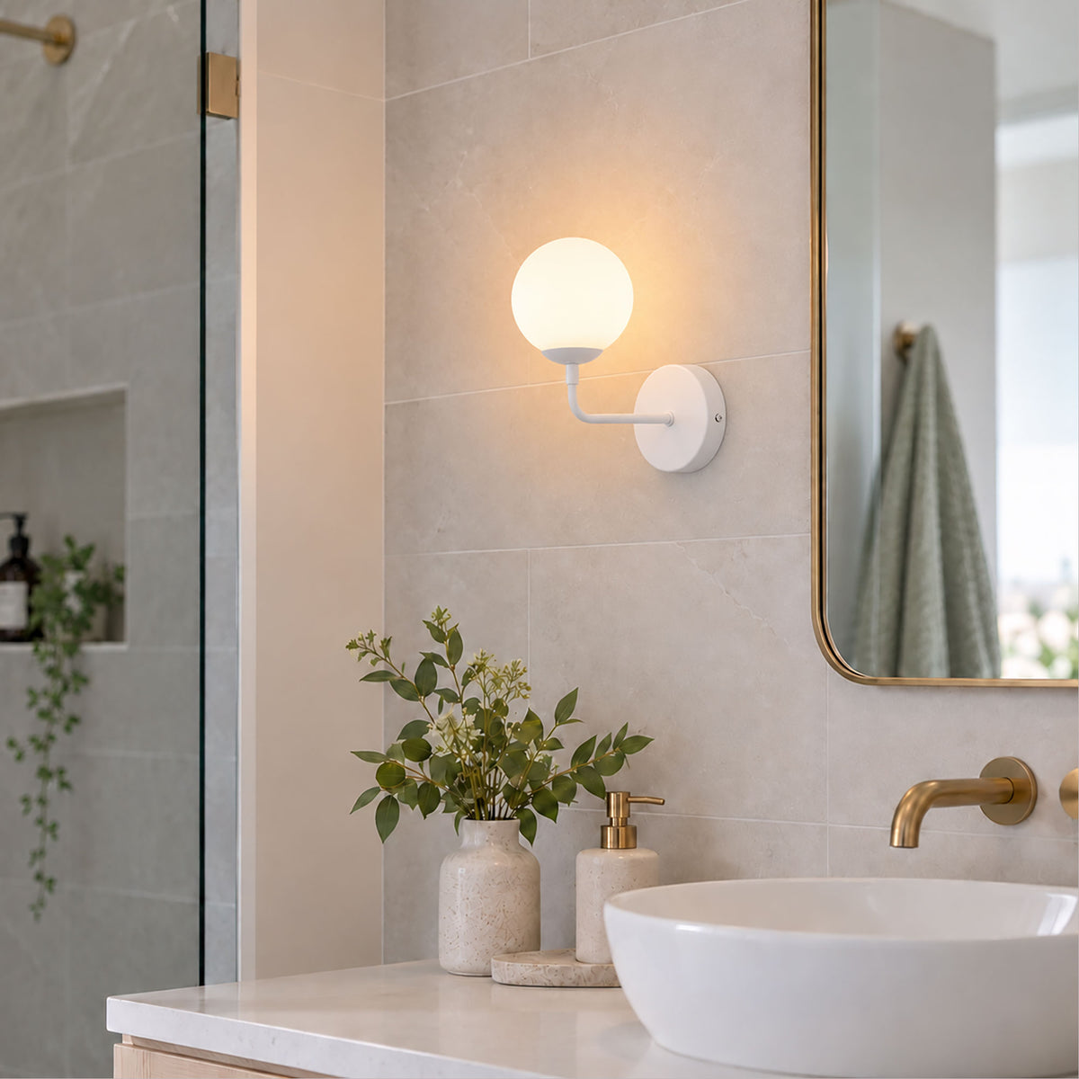 G9 LED Wall Light - Kinfield White