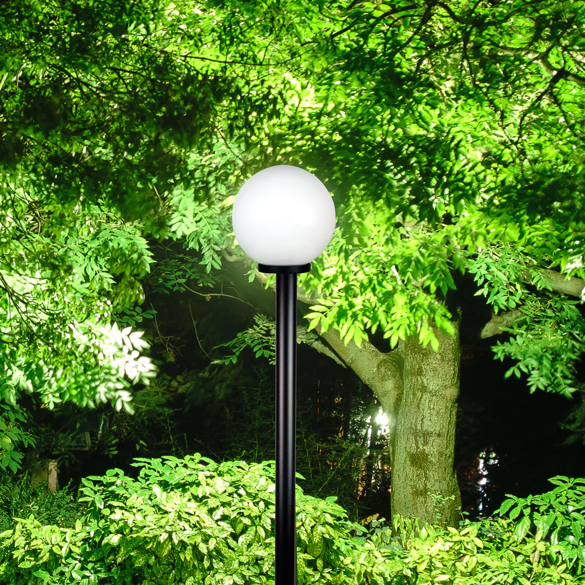 25cm IP44 Outdoor Acrylic Post Top - Galactic 25