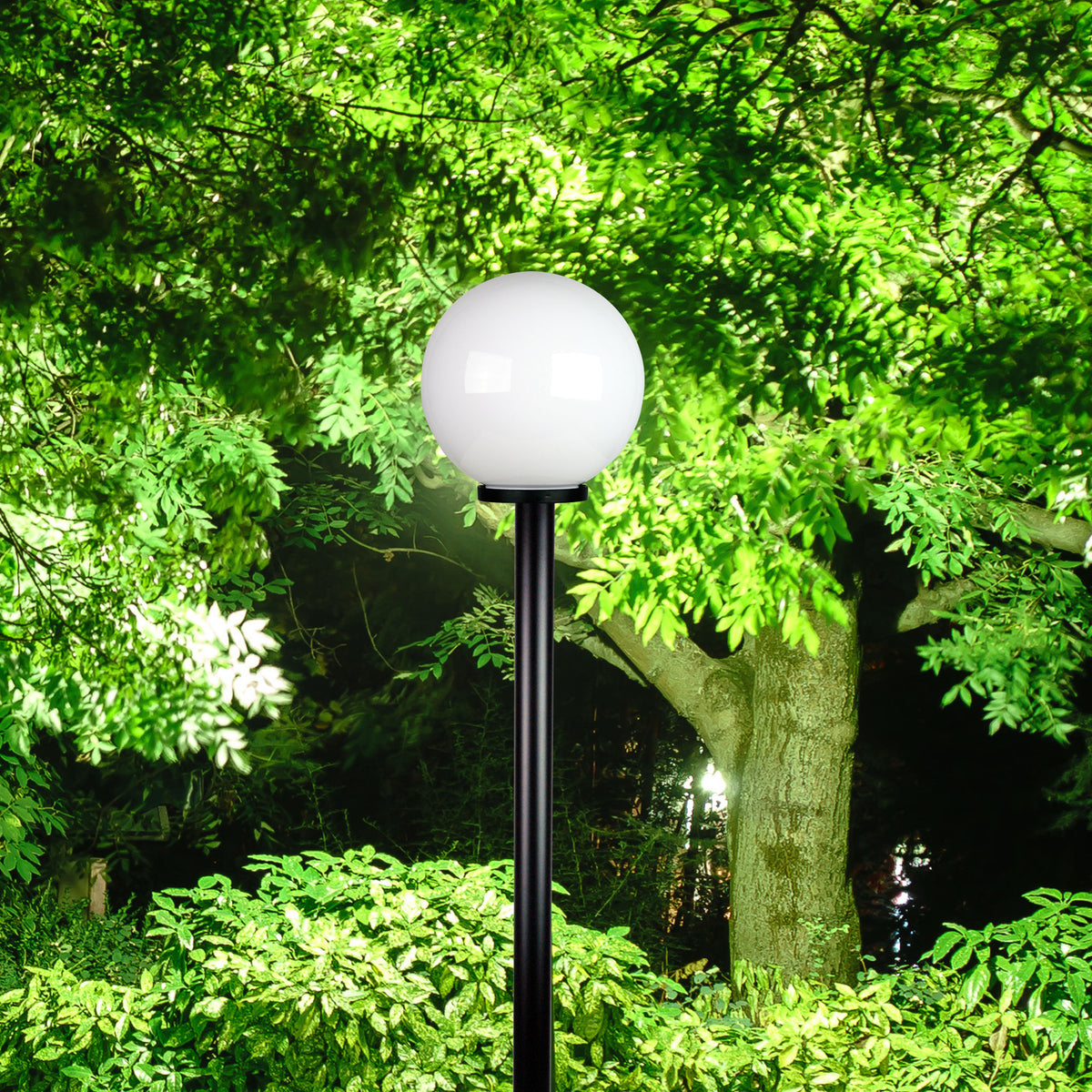 30cm IP44 Outdoor Acrylic Post Top - Galactic 30