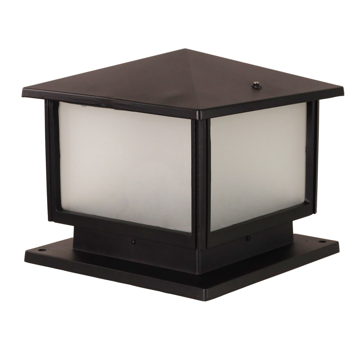 240V Outdoor Pillar Mount 30x30cm - Cortez Black