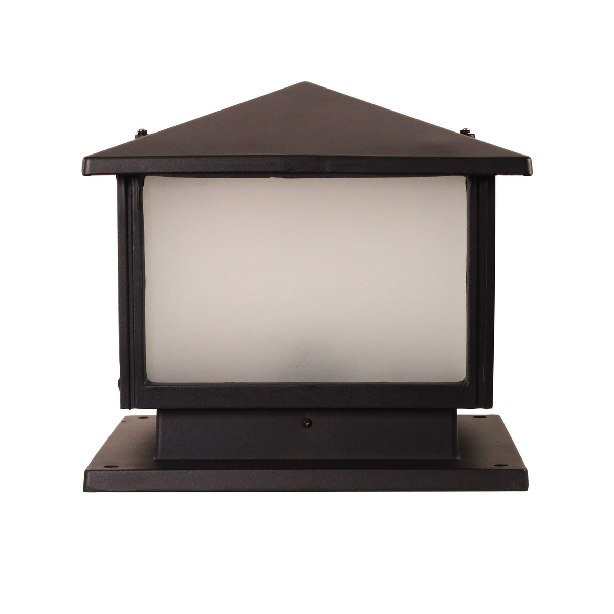 240V Outdoor Pillar Mount 30x30cm - Cortez Black