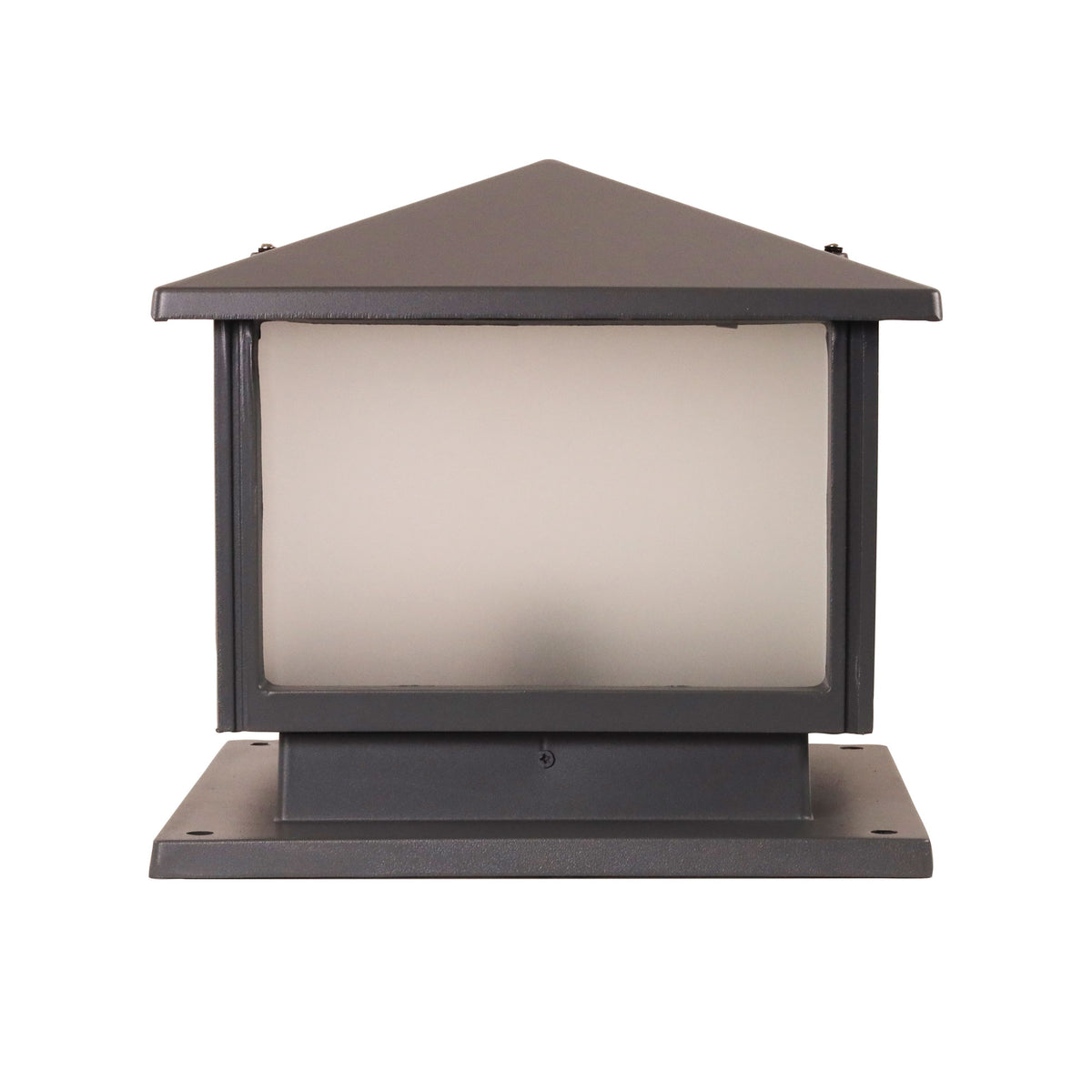 240V Outdoor Pillar Mount 30x30cm - Cortez Graphite