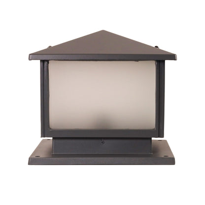 240V Outdoor Pillar Mount 30x30cm - Cortez Graphite