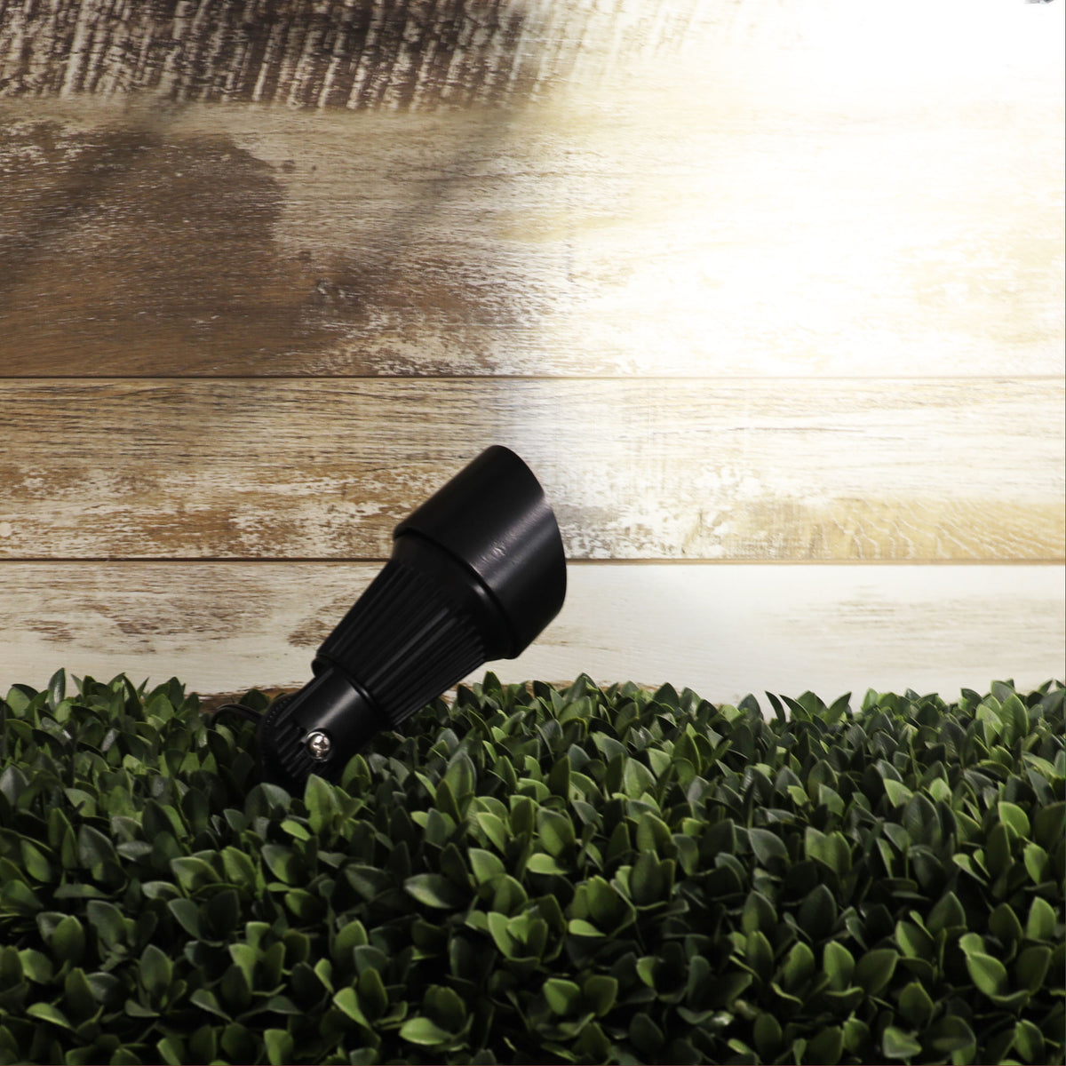 12V MR16 DIY Hooded Garden Spike - Thax Spike Black