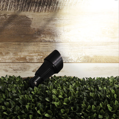 12V MR16 DIY Hooded Garden Spike - Thax Spike Black