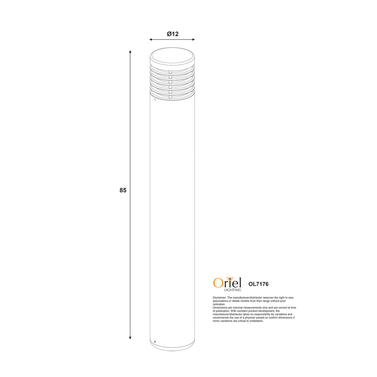 240V Bollard Light - Bray Bollard