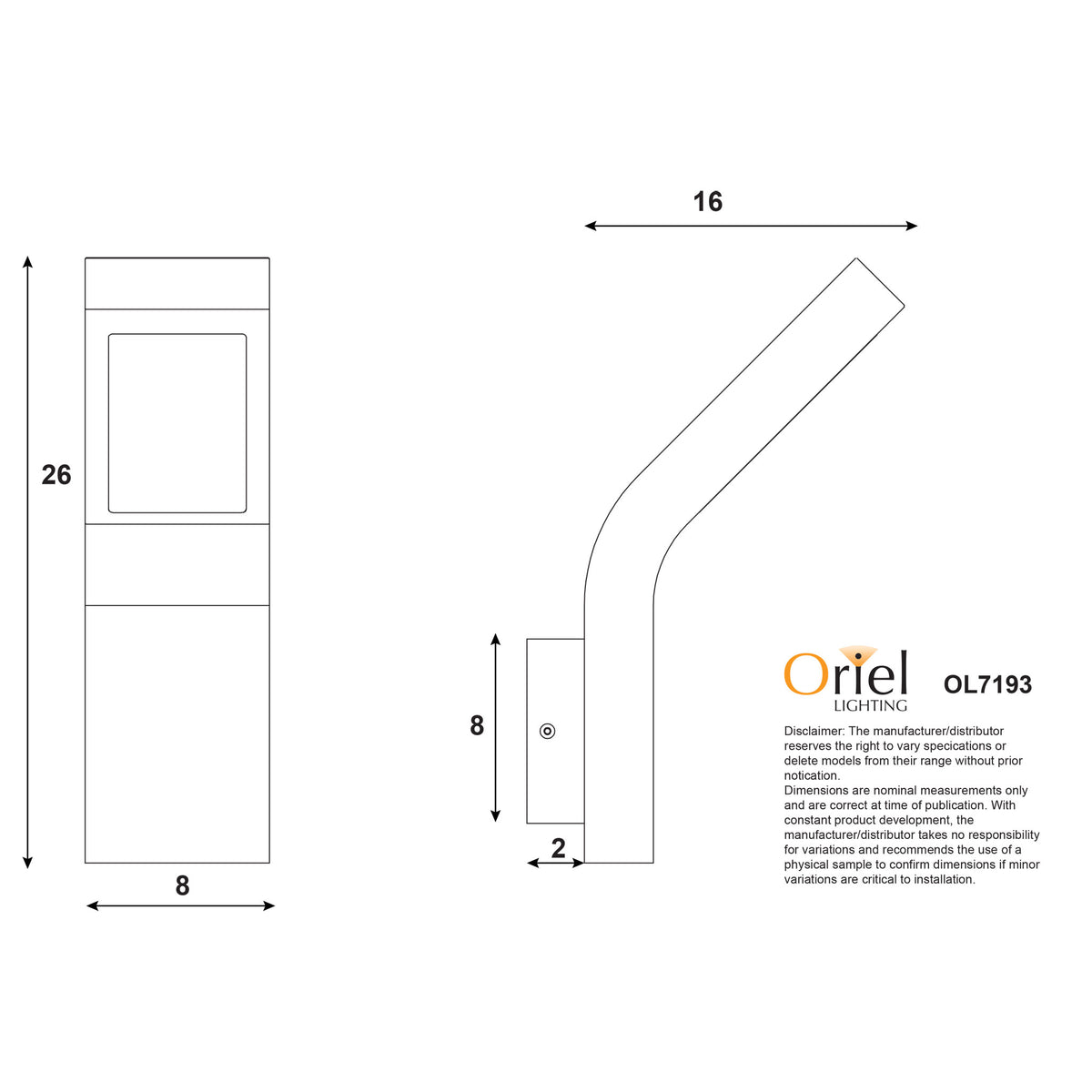 LED Outdoor Wall Light - Vanguard Wall