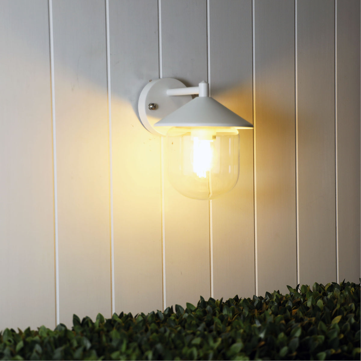 White Outdoor Wall Light - Monza White