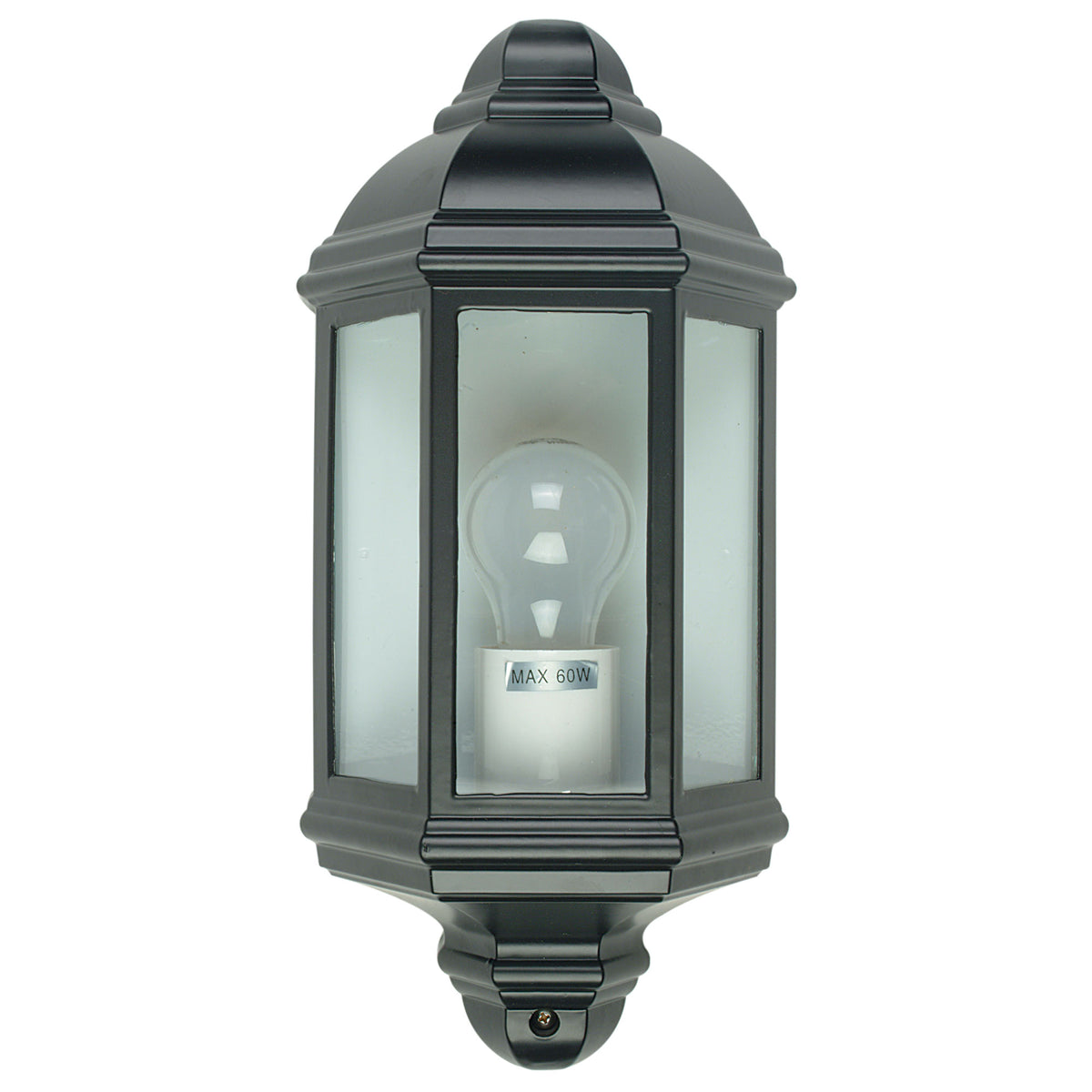 Traditional Outdoor Wall Sconce Black - Fenchurch Black