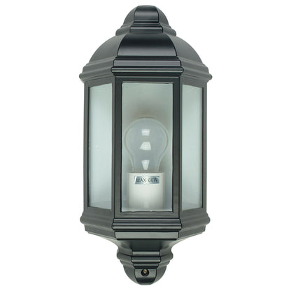 Traditional Outdoor Wall Sconce Black - Fenchurch Black