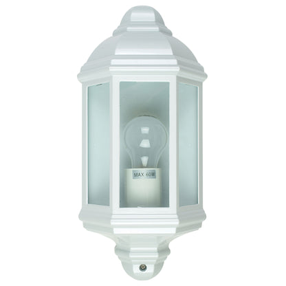 Traditional Outdoor Wall Sconce White - Fenchurch White