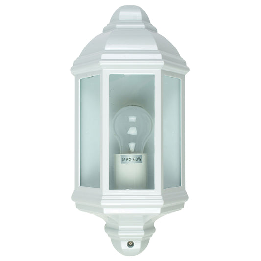 Traditional Outdoor Wall Sconce White - Fenchurch White