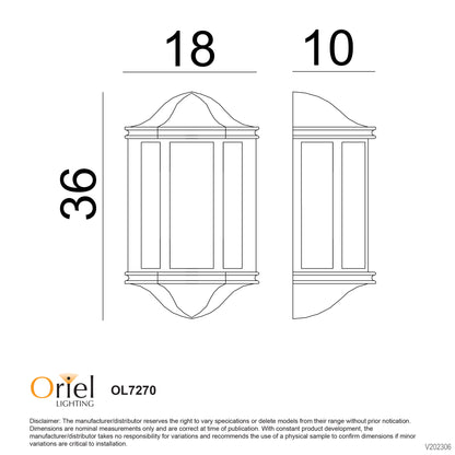 Traditional Outdoor Wall Sconce White - Fenchurch White