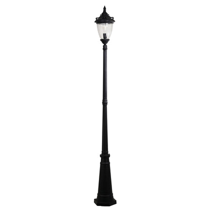 Traditional Outdoor 220cm Post Light - Newark Top and Post