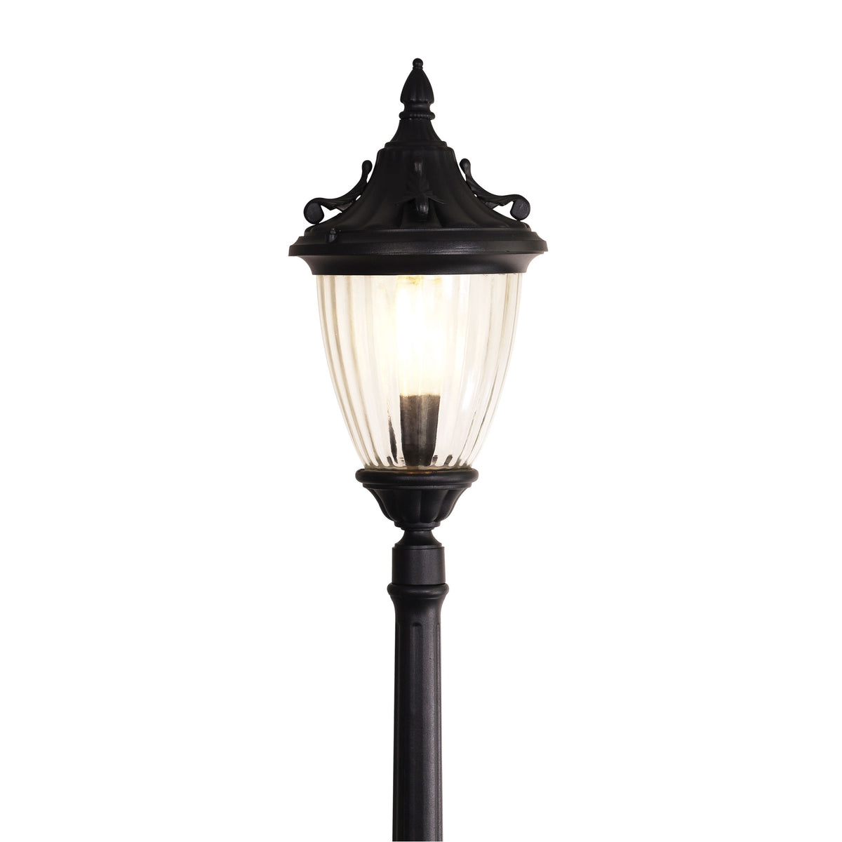 Traditional Outdoor 220cm Post Light - Newark Top and Post