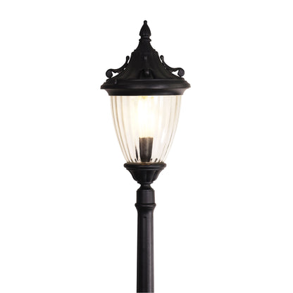 Traditional Outdoor 220cm Post Light - Newark Top and Post