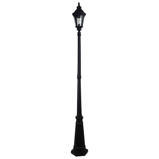 Traditional Outdoor 218cm Post Light - Bristol Top and Post