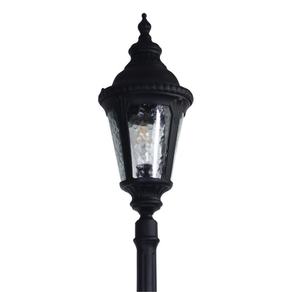Traditional Outdoor 218cm Post Light - Bristol Top and Post