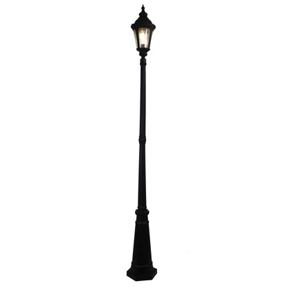 Traditional Outdoor 218cm Post Light - Bristol Top and Post