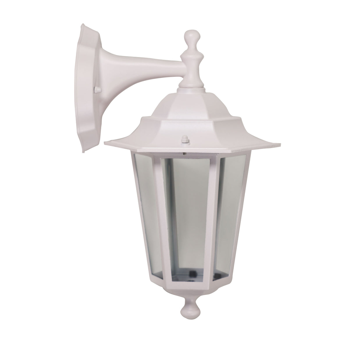 Traditional Outdoor Wall Light - Ascot Down White