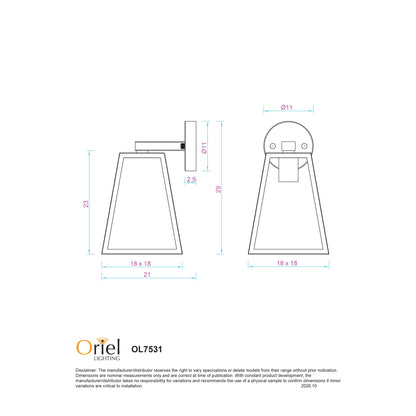 Outdoor Wall Light - Bellwood Gold
