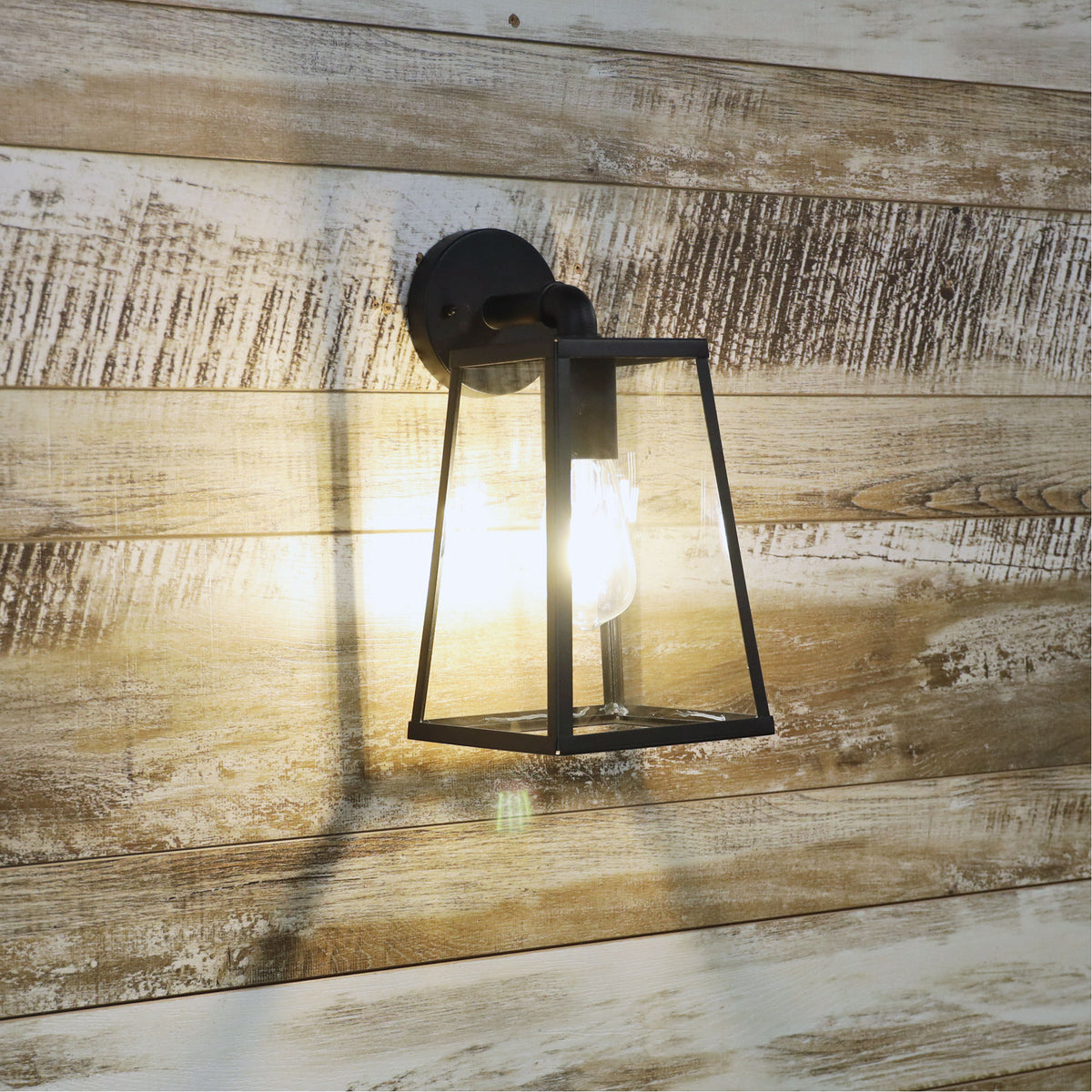 Black Outdoor Wall Light - North Black