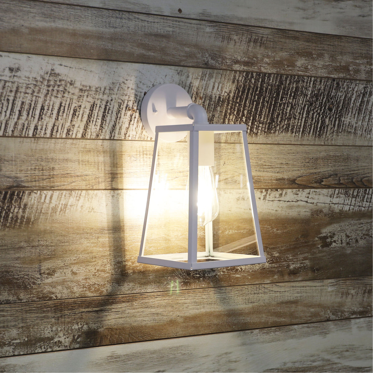 White Outdoor Wall Light - North White