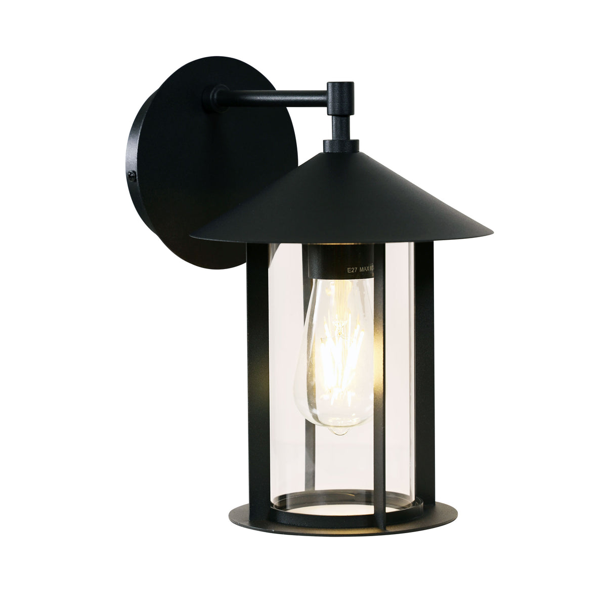 Outdoor Wall Light - Holford Black