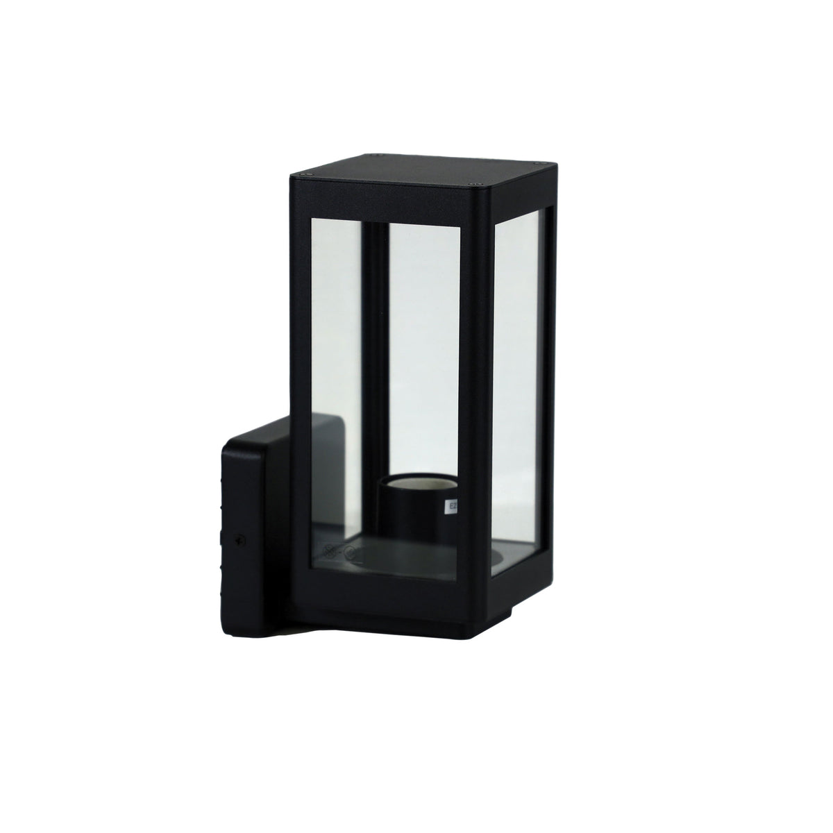 Black Outdoor Wall Light - Portico Black
