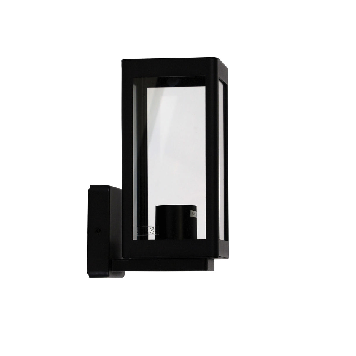 Black Outdoor Wall Light - Portico Black