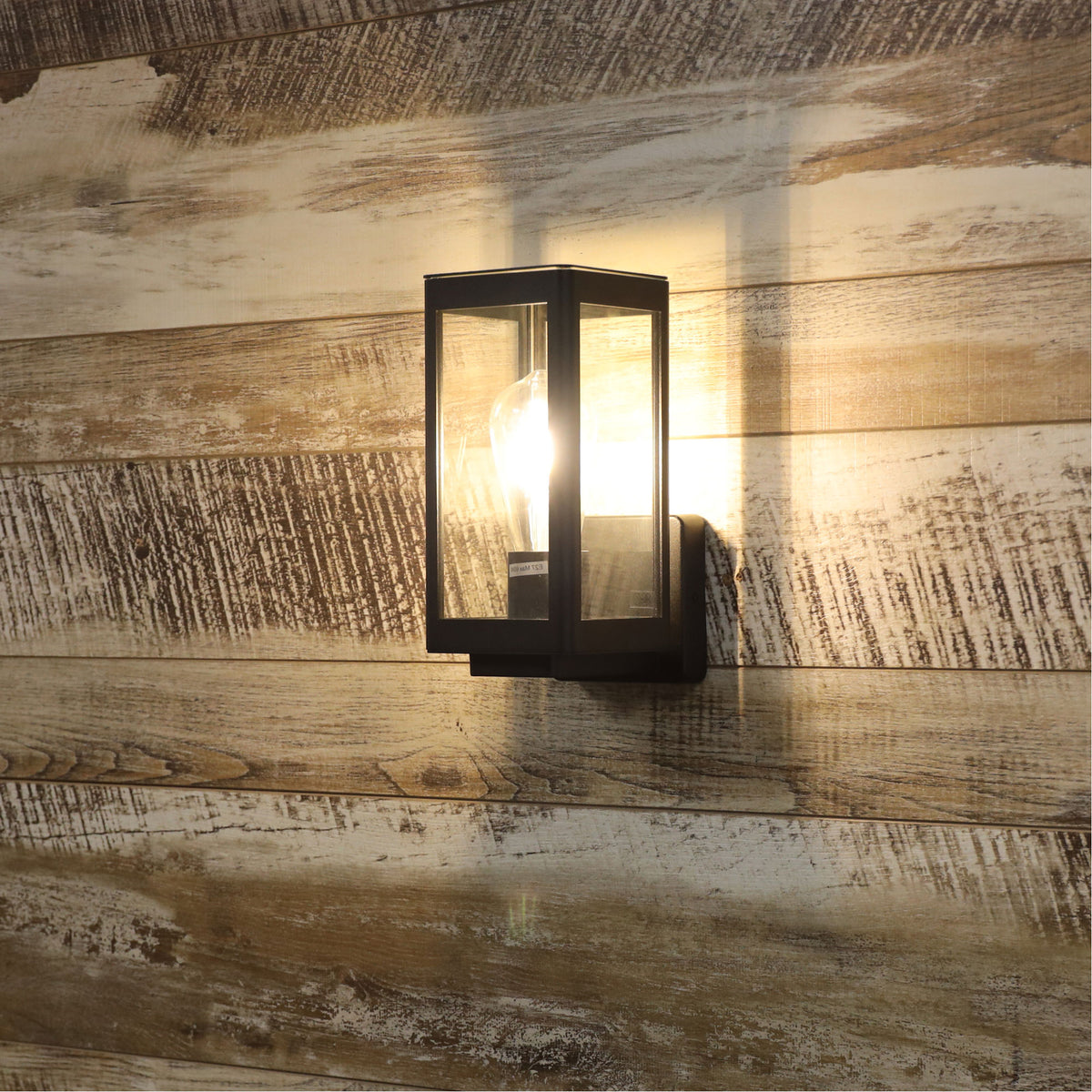 Black Outdoor Wall Light - Portico Black