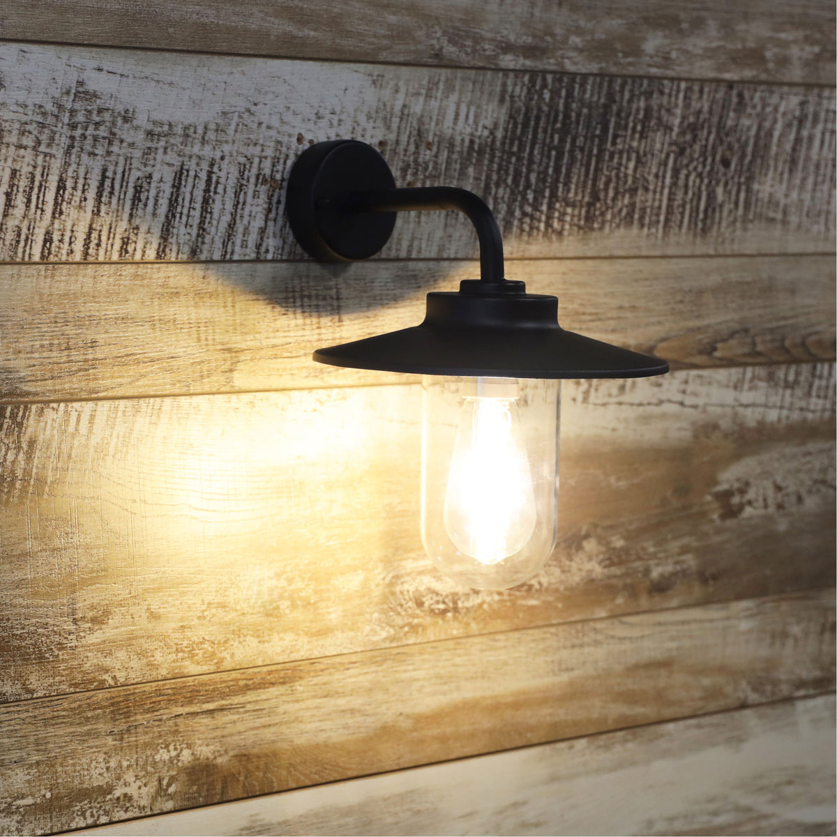Outdoor Wall Light - Anzio Black