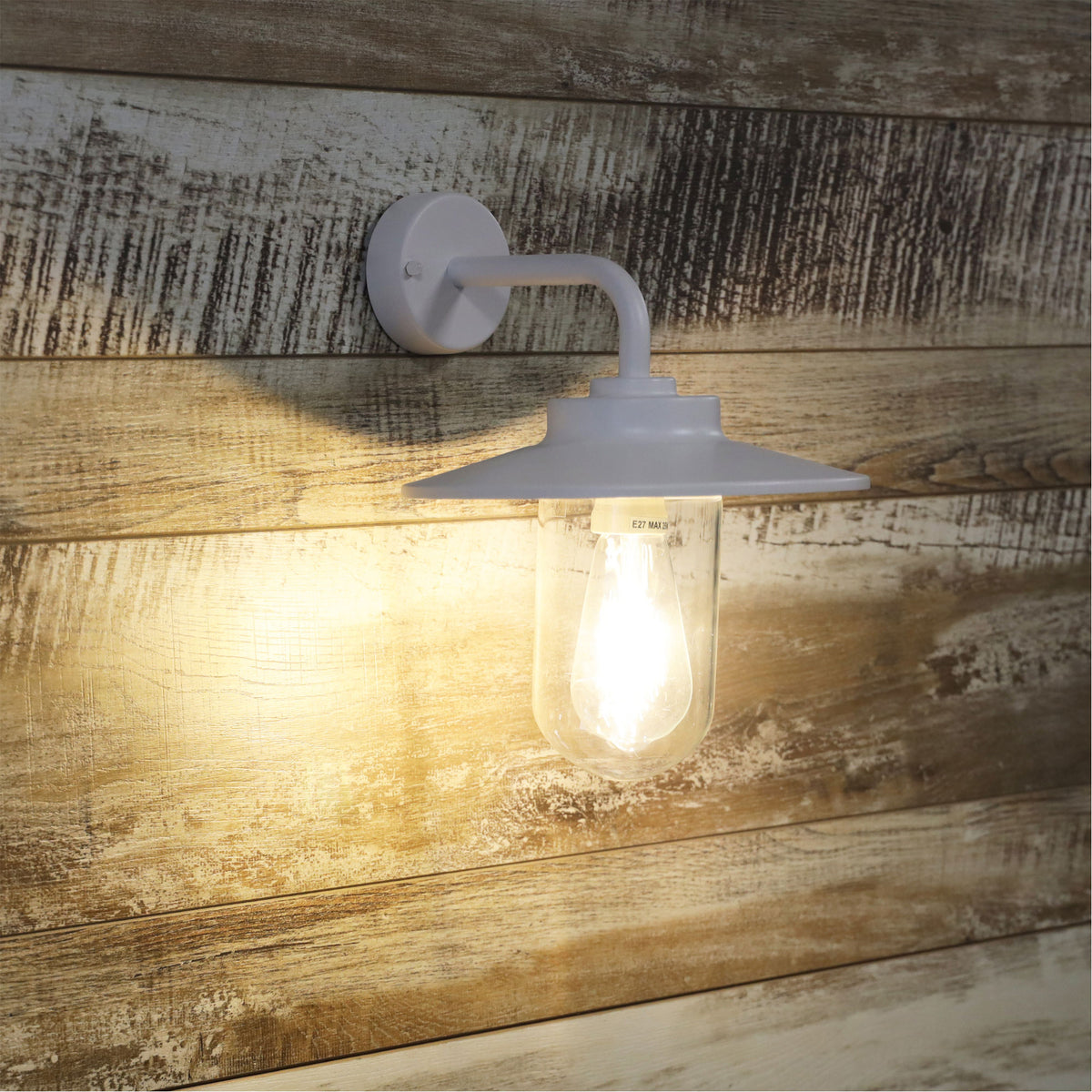 Outdoor Wall Light - Anzio White