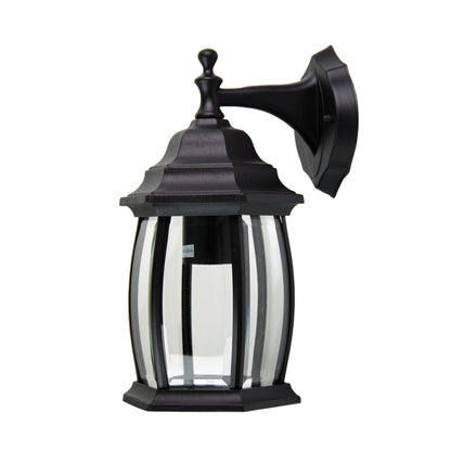 Traditional Outdoor Wall Light - Highgate Down Black