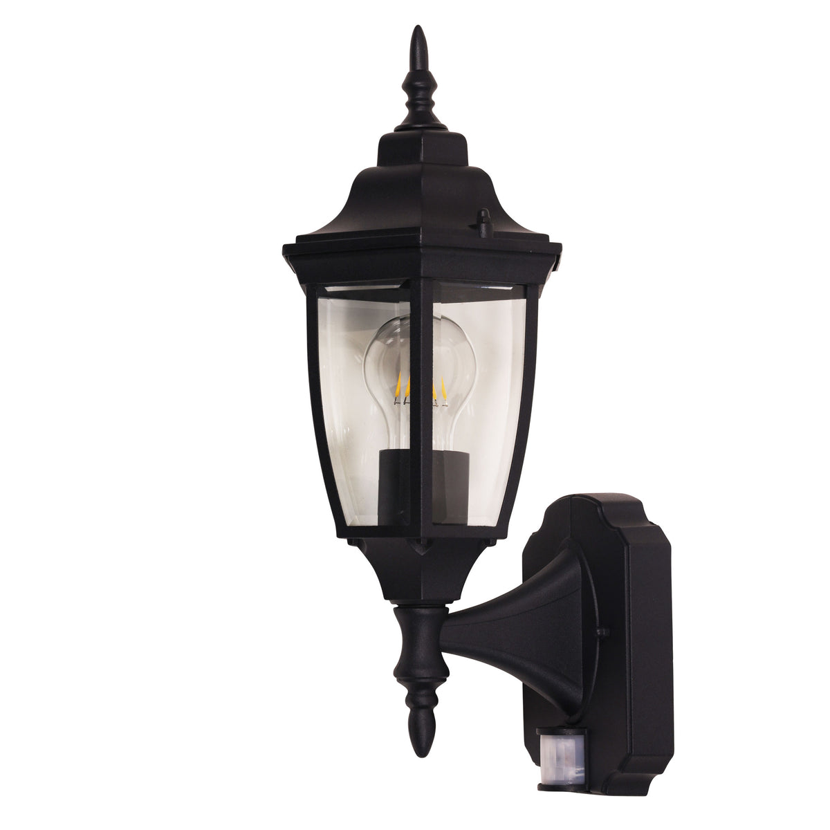 Outdoor Light with Motion Sensor - Highgate Sensor Black