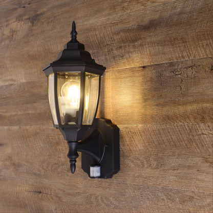 Outdoor Light with Motion Sensor - Highgate Sensor Black