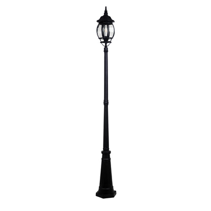 Traditional Outdoor 224cm Post Light - Highgate Top and Post