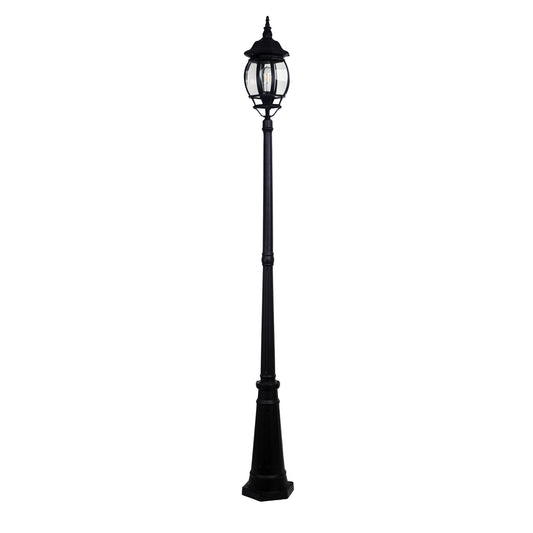 Traditional Outdoor 224cm Post Light - Highgate Top and Post