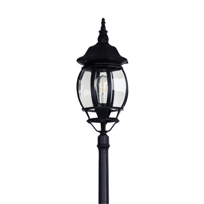 Traditional Outdoor 224cm Post Light - Highgate Top and Post
