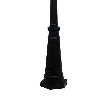 Traditional Outdoor 224cm Post Light - Highgate Top and Post