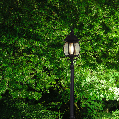 Traditional Outdoor 224cm Post Light - Highgate Top and Post