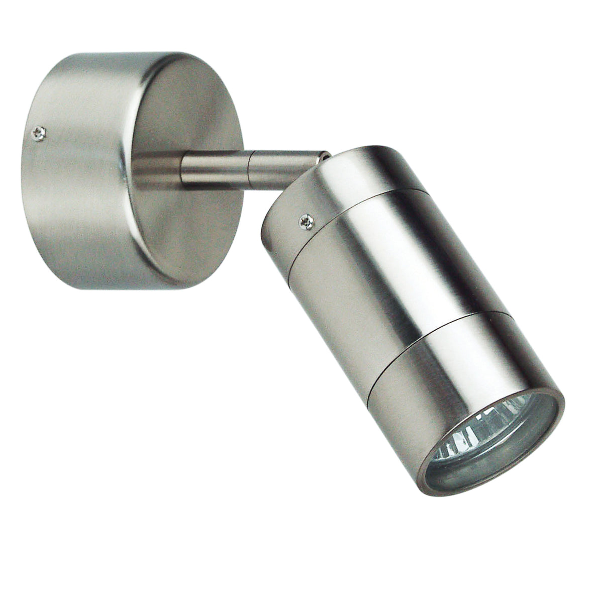 240V Outdoor Spotlight Brushed Chrome - Comma Adjustable Brushed Chrome