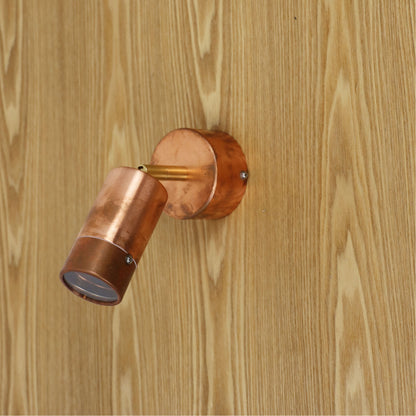 240V Outdoor Spotlight Copper - Comma Adjustable Copper
