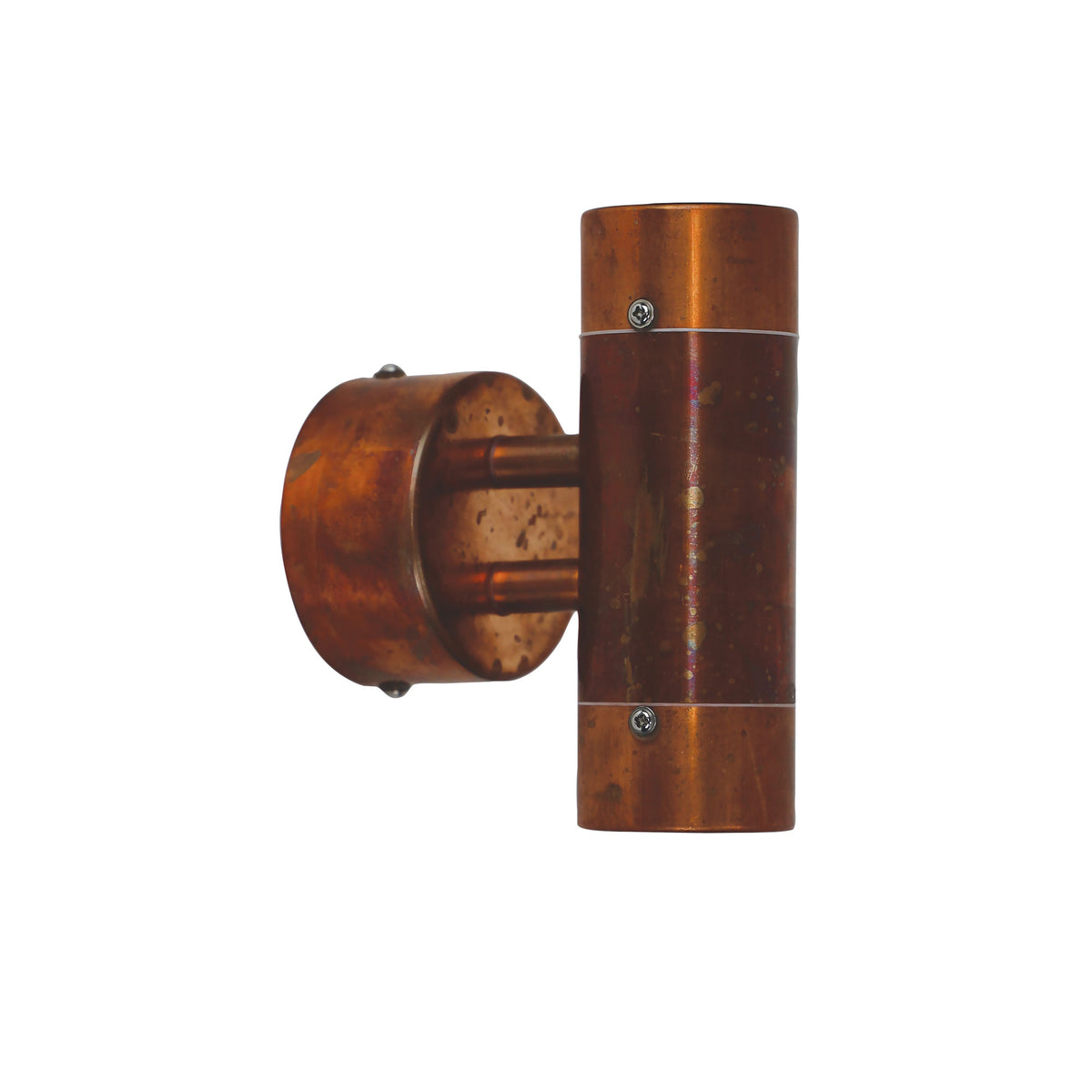 240V Outdoor Up-Down Wall Light Copper - Comma 2 Light Copper
