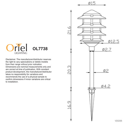 12V DIY Garden Pathway Spike 57cm - Pavillion