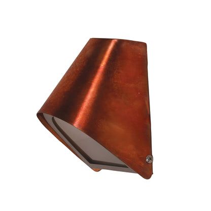240V Real Copper Outdoor Wall Light - Brava
